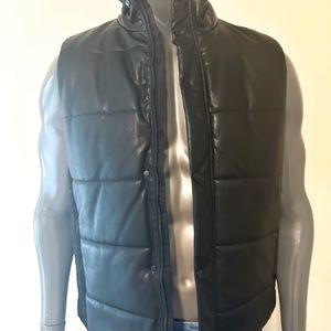 Black Calvin Klein Vest size XL with hidden hoodie